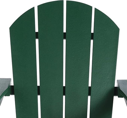 WO WESTIN OUTDOOR HDPE Laguna Outdoor Rocking Poly Adirondack Chair (Set of 2), Dark Green