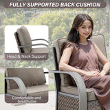 Belord Outdoor Swivel Rocker Patio Chairs Set of 2 - Photo 4