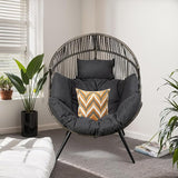 JAMFLY Egg Chair Wicker Outdoor Chairs - Photo 3