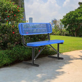 4 Feet Park Benches for Outside, Heavy Duty Patio Garden School Commercial Benches - Photo 2