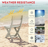 Costaelm Outdoor Patio Modern Folding Dining Chair - Photo 4