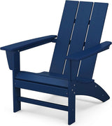 POLYWOOD Modern Adirondack Chair – All-Weather Outdoor Lawn Adirondack Chairs – HDPE - Photo 1