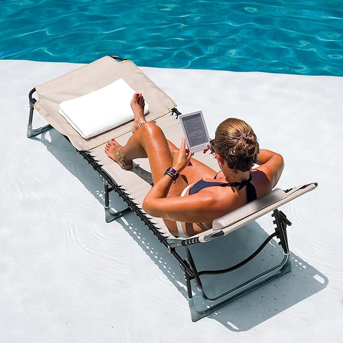 NUU GARDEN Outdoor Foldable Chaise Lounge Chairs - Photo 2