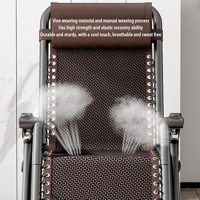 Adjustable Steel Mesh Lounge Chair Beach Chairs w/Removable Cushion, Upgraded Lock and Cup Holder - Photo 7