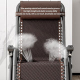 Adjustable Steel Mesh Lounge Chair Beach Chairs w/Removable Cushion, Upgraded Lock and Cup Holder - Photo 7