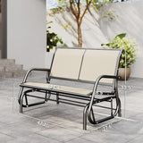 Outsunny 2-Person Outdoor Glider Bench - Photo 3