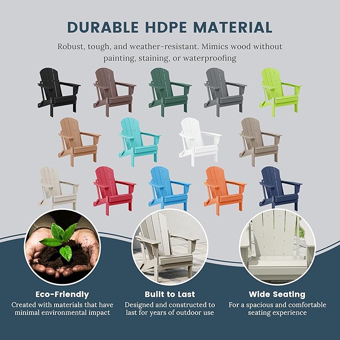 Costaelm Outdoor Table and Chairs, Small Patio Set Outdoor Seating, All Weather Porch Furniture Set Lounge Chairs for Outside Firepit Garden Lawn, Sand