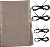Queekay Chair Replacement Fabric with 4 Bungee Cord Lounge Chair Cloth Mesh Repair Kit for Patio Recliner Outdoor Lawn - Photo 1