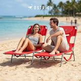 Ostrich the Original Chaise 72 x 22 Inch Lounge Portable Reclining Lounger, Outdoor Patio, Beach, Lawn, Camping - Photo 2