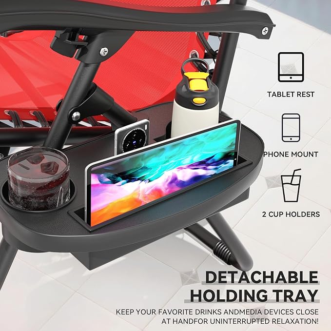 Zero Gravity Chair, Portable Outdoor Chair - Photo 6