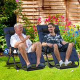 Oversized Zero Gravity Chair, XXL Lounge Chair 33” Width, Padded Recliner Chair W/Removable Cushion & Adj Headrest - Photo 2