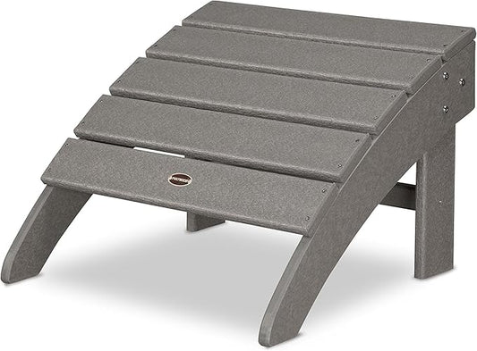 POLYWOOD® Palm Coast Ottoman, Slate Grey