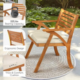 Sauvage Bistro Armchairs with Table - Set of 3 - Photo 3