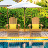 VINGLI Folding Adirondack Chairs Set of 4 Clearance Weather Resistant/Lawn Cheap Fire Pit Highwood Lounge Chairs-Patio - Photo 2