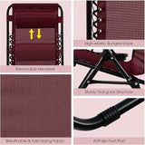 Goplus Zero Gravity Lounge Chairs, 160°Adjustable Folding Recliner w/Pillow and Cup Holder - Photo 6