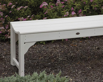 Polywood BAB148TE Traditional Teak 48" Garden Backless Bench