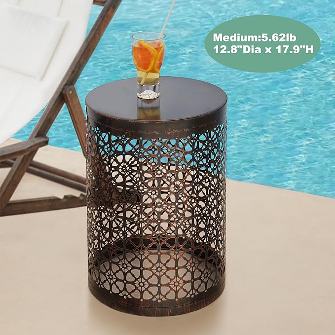 Y&M Set of 3 Stacking Coffee Table Side Table, for Living Room, Indoor End Tables for Bedroom - Photo 6