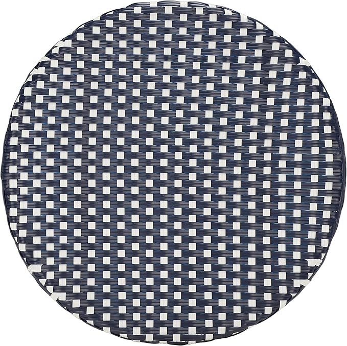SAFAVIEH Outdoor Collection California Navy/Navy Bistro Table (Fully Assembled)