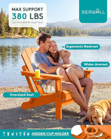 SERWALL Adirondack Chair Set of 6 - Photo 8