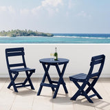 Costaelm Outdoor Patio Modern Folding Dining Chair - Photo 8