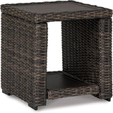BOWERY HILL Square Patio End Table, 22.25 in H x 19.75 in W x 20 in D - Photo 1