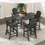 ORALNER Tall Adirondack Chairs, Set of 2 Outdoor High Back Balcony Chair - Photo 8