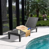 Giantex Outdoor Chaise Lounge Patio Recliner Chair with 5-Position Adjustable Backrest - Photo 2