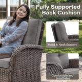 Belord 7 Piece Outdoor Patio Furniture Sets with Rocking Chairs - Photo 4