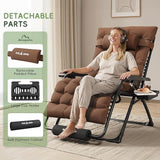 Amopatio Oversized Zero Gravity Padded Chair w/Removable Cushion&Headrest - Photo 4