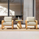 CHITA Aluminum Outdoor Loveseat Sofa, Patio Furniture with 6.3in Thick High-Resilient Cushions & 100% Aluminum Frame - Photo 8