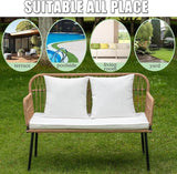 Homsido 41'' Outdoor Patio Loveseat - Photo 3