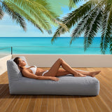 Outdoor Bean Bag Lounger Chair 70'' Patio Daybed Sofa Bed with Sponge Filling - Photo 7