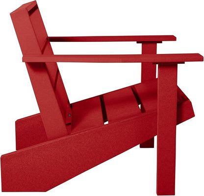 Haven Modern Adirondack Chair, Boathouse Red