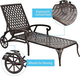 KEIKI Chaise Lounge Chair Outdoor Set of 2 - Photo 5