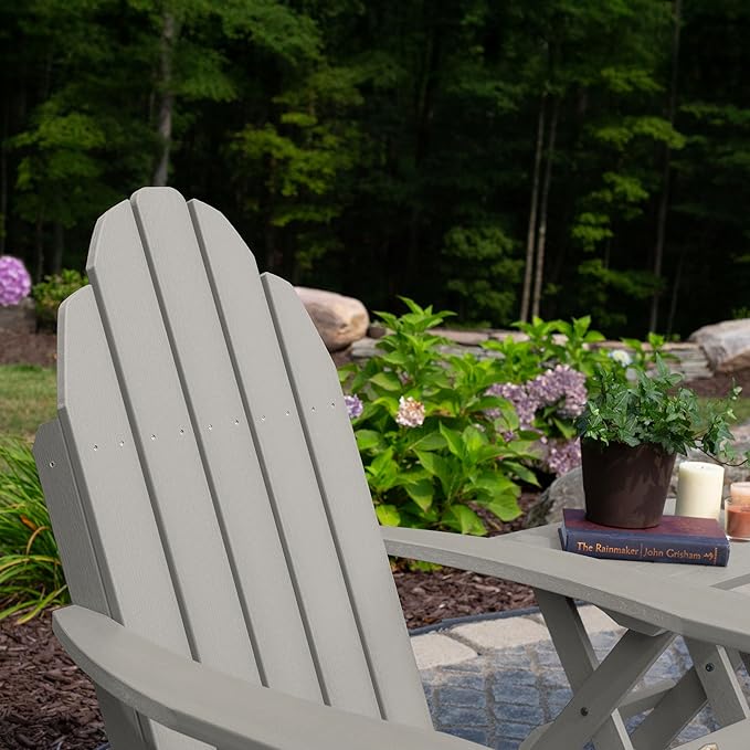 Elk Outdoors The Essential Adirondack Chair, Harbor Gray