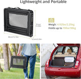 Anbte Folding Grill Table, Aluminum Camping Table Adjustable Height Max 27.5" Picnic Table Outdoor Table, Lightweight - Photo 6