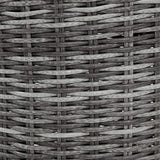 Elle Decor Vallauris Patio Outdoor Furniture Collection, Premium All Weather Wicker, 5 Piece Non-Reclining Set, Gray - Photo 10