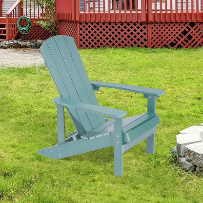 Adirondack Chairs, Plastic Adirondack Chair, All-Weather Resistant Adirondack Chairs, Widely Used in Outdoor, Fire Pit, Deck, Outside, Garden