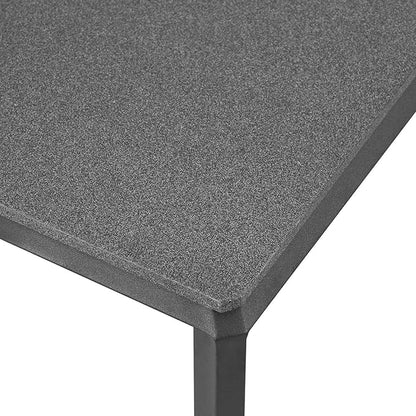 Modway Riverside Aluminum Outdoor Patio Coffee Table in Gray