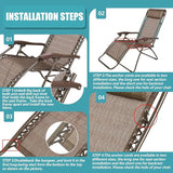 Queekay Chair Replacement Fabric with 4 Bungee Cord Lounge Chair Cloth Mesh Repair Kit for Patio Recliner Outdoor Lawn - Photo 4