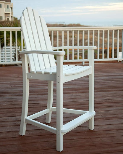 POLYWOOD Adirondack Counter Height Chair, Sand