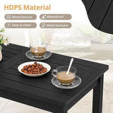 LUE BONA Outdoor Coffee Table Rectangle, 42.5" HDPS Patio Coffee Tables for Outside - Photo 5