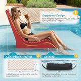 HDPS Pool Lounge Chairs Set of 2, Use in Pools Lounge Chairs up to 10-Inches of Water, Chaise Chairs with Headrest - Photo 4