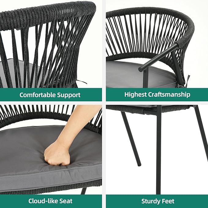 YITAHOME Outdoor Patio Chairs Set of 6 - Photo 5