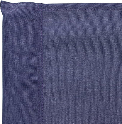 Garden Bench, Stylish Folding Chair, Solid Acacia Wood, Blue Polyester Fabric for Outdoor Terrace, Bar, Dining, Leisure