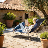 Outsunny Folding Chaise Lounge Chair, Pool Sun Tanning Chair, Outdoor Lounge Chair with Reclining Back - Photo 8
