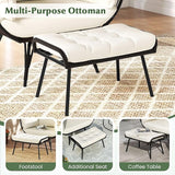 Giantex Oversized Wicker Egg Chair, Outdoor & Indoor Hammock Chair with Thick Cushions - Photo 6