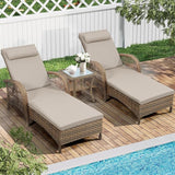 3 Piece Patio Chaise Lounge Set - Photo 1