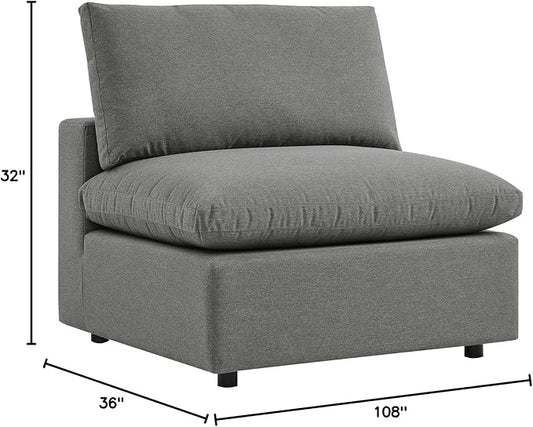 Modway EEI-5578-CHA Outdoor Patio Sofa, Charcoal