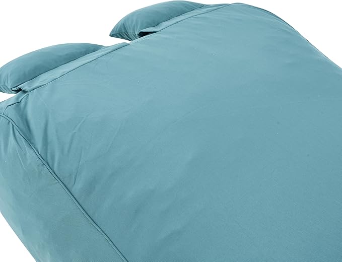 Merax Outdoor Bean Bag Chair Sun Lounger for 2 Adult, 73" Big Comfy Outdoor Bean Bag Daybed Couch with Headrest - Photo 6